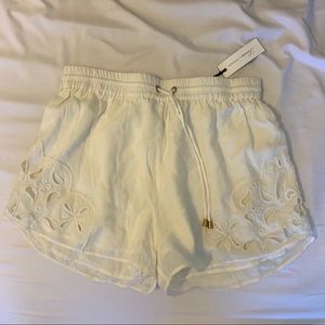 Lovers & Friends White Flowy Shorts